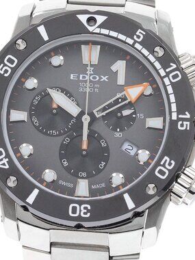EDOX Chrono Offshore 1 10242 Date Chronograph gray Dial Quartz Men's_948592